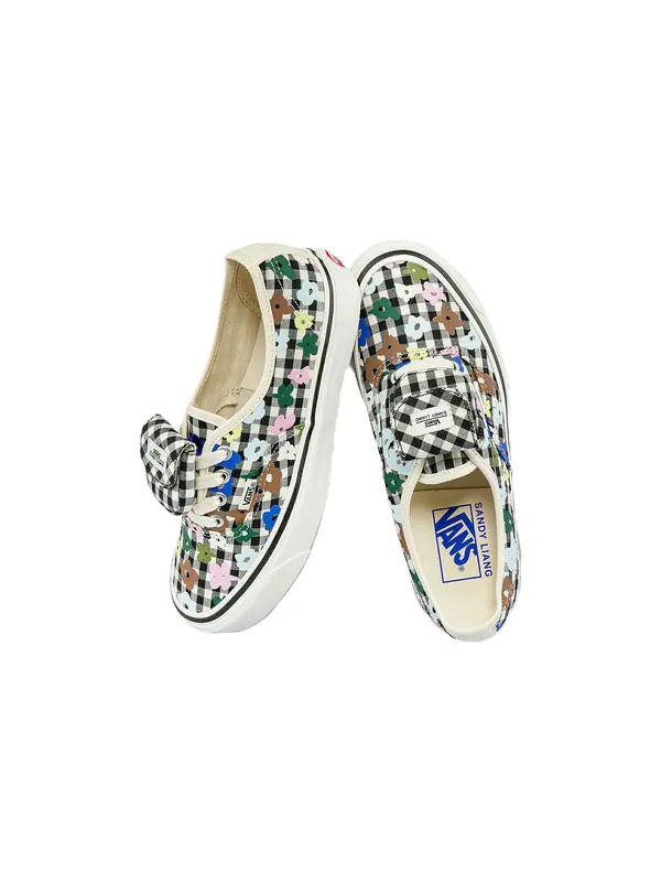 Кроссовки sandy liang x authentic 44 dx 'scribble' Vans — изображение 4 из 4, серо-белый