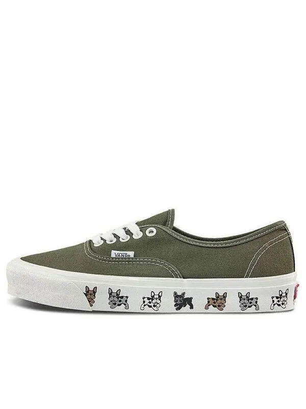Кроссовки authentic 44 dx 'red brown blue' Vans — изображение 1 из 4, зеленый/белый