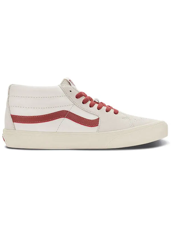 Кроссовки sk8-hi mte-1 'pink white' Vans — изображение 2 из 4, красный/белый
