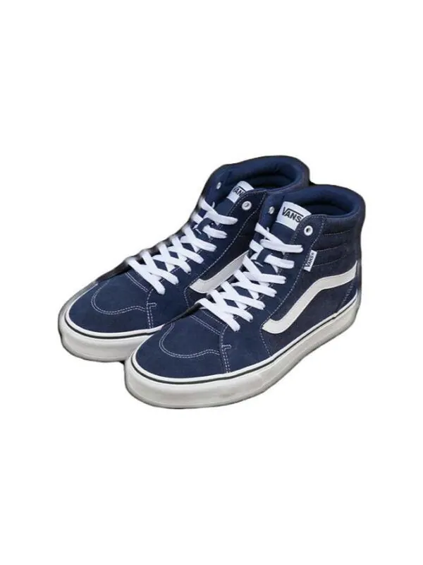 Кроссовки filmore hi casual skateboarding shoes red Vans — изображение 3 из 4, темно-синий