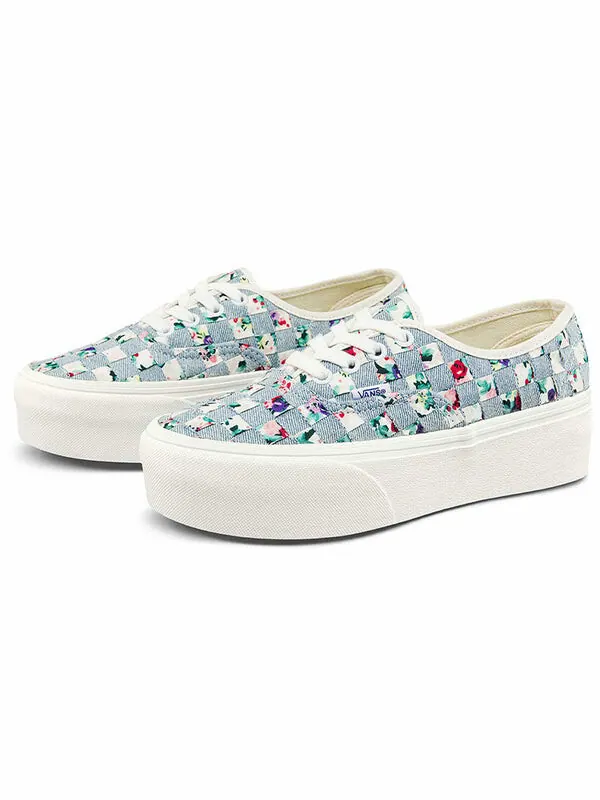 Кроссовки barbie x authentic stackform 'pink' Vans — изображение 2 из 4, синий
