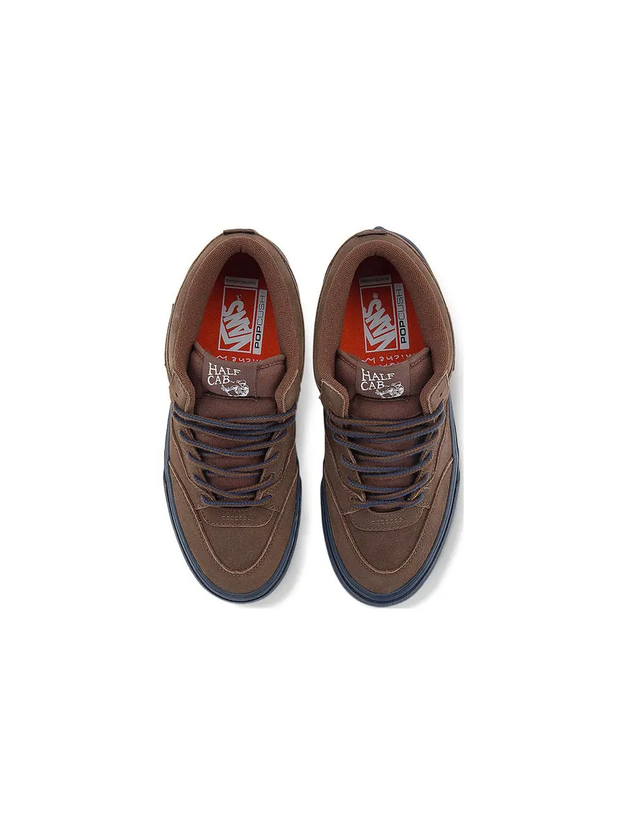 Кроссовки Vans x Nick Michel Half Cab 92 'Brown Navy' — изображение 3 из 5, коричневый