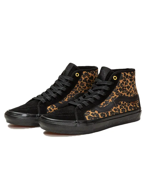 Кроссовки sk8 hi breana geering skate 'black white' Vans — изображение 3 из 4, черный/коричневый