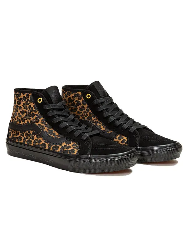Кроссовки sk8 hi breana geering skate 'black white' Vans — изображение 4 из 4, черный/коричневый