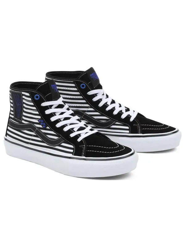 Кроссовки elijah berle x skate sk8-hi decon 'black' Vans — изображение 3 из 4, черный/белый