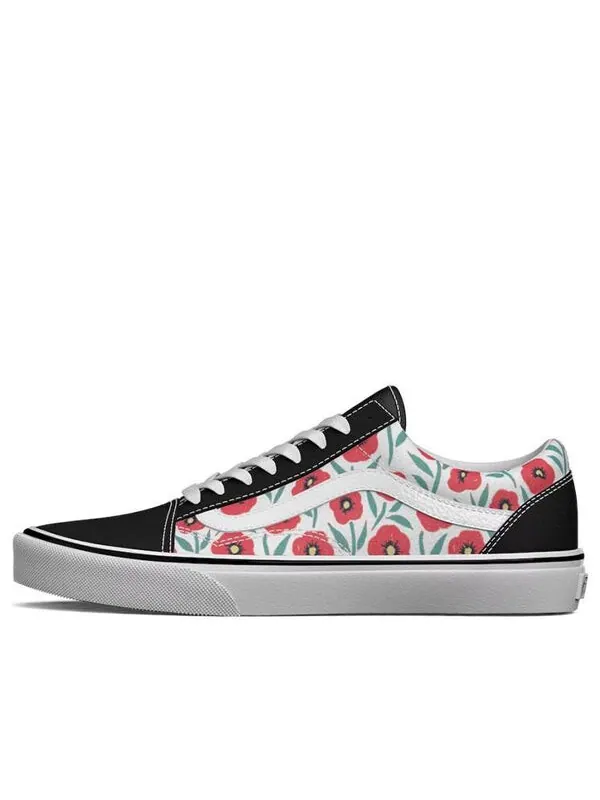 Кроссовки old skool 'rainbow spot leopard' Vans — изображение 1 из 4, черный / белый