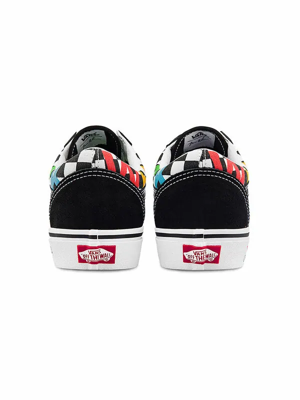 Кроссовки old skool bkwht taiji grid wear-resistant non-slip low top casual skate shoes black white Vans — изображение 4 из 4