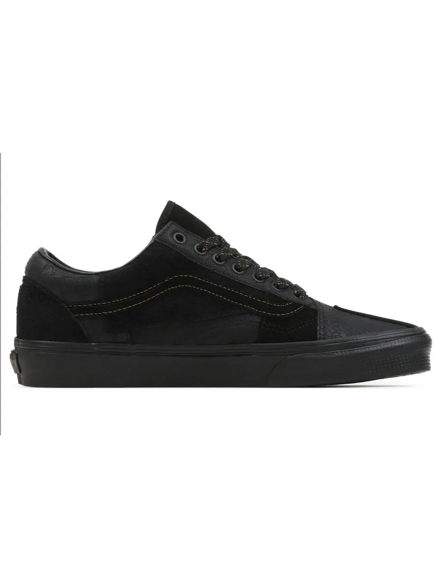 Кеды Vans Old Skool Buty Patchwork BLACK — изображение 2 из 5, черный
