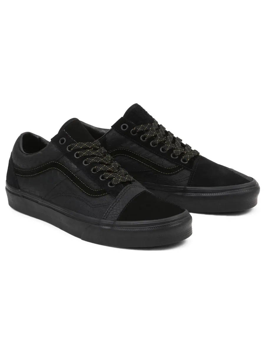Кеды Vans Old Skool Buty Patchwork BLACK — изображение 3 из 5, черный