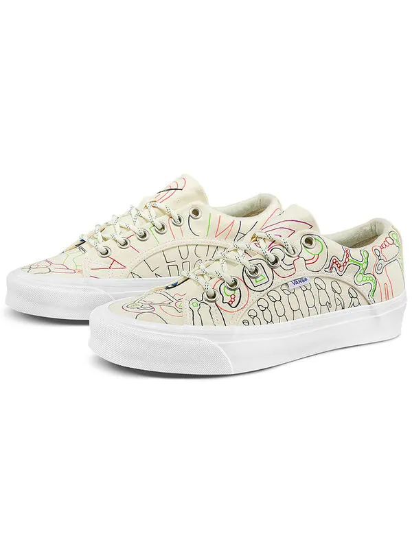 Кроссовки og lampin lx sneakers coffee 'brown white' Vans — изображение 2 из 4, кремовый/белый