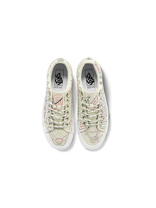 Кроссовки og lampin lx sneakers coffee 'brown white' Vans — изображение 3 из 4, кремовый/белый