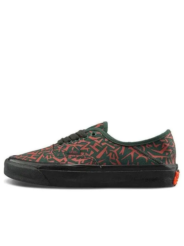 Кроссовки taka hayashi x style 43 lx 'geo camo white cap' Vans — изображение 1 из 4, зеленый/оранжевый
