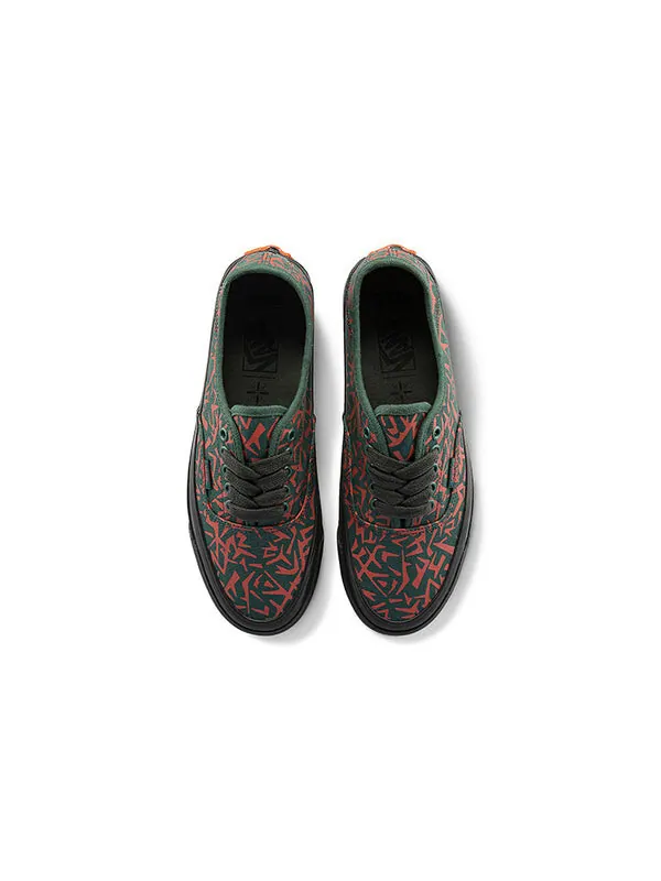 Кроссовки taka hayashi x style 43 lx 'geo camo white cap' Vans — изображение 3 из 4, зеленый/оранжевый