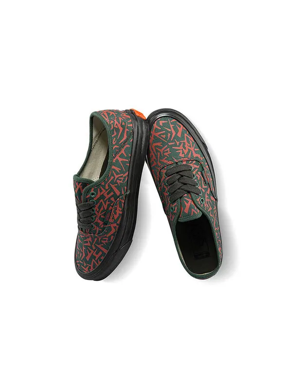 Кроссовки taka hayashi x style 43 lx 'geo camo white cap' Vans — изображение 4 из 4, зеленый/оранжевый