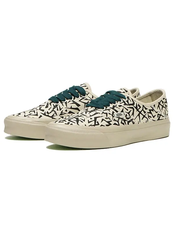 Кроссовки slip-on v 'shark glow' Vans — изображение 2 из 4, черный/белый/зеленый