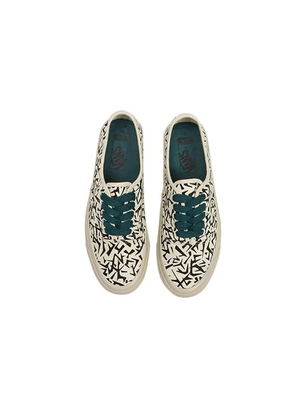Кроссовки slip-on v 'shark glow' Vans — изображение 3 из 4, черный/белый/зеленый
