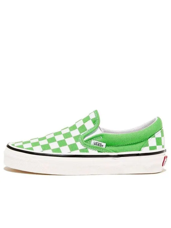 Кроссовки classic slip-on 98 dx 'checkerboard-black white' Vans — изображение 1 из 4, классический зеленый