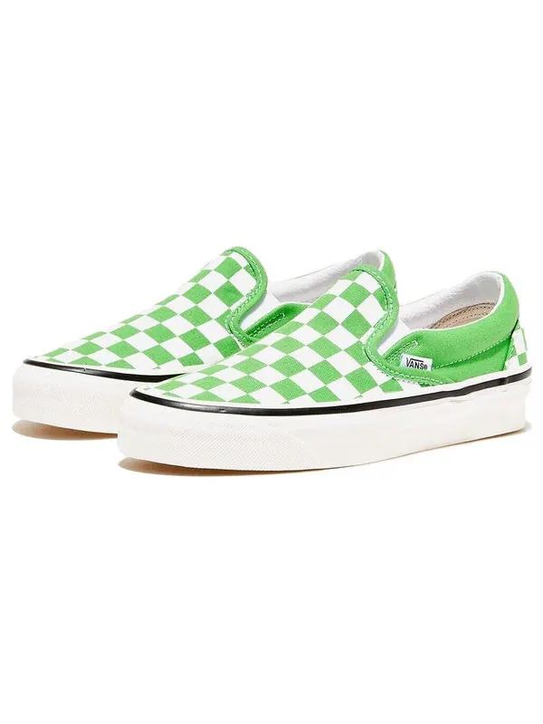 Кроссовки classic slip-on 98 dx 'checkerboard-black white' Vans — изображение 3 из 4, классический зеленый