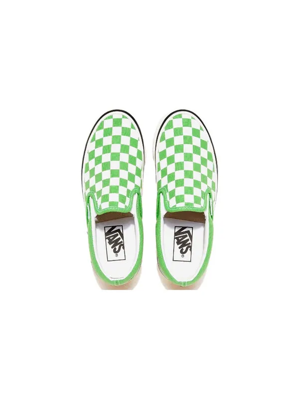 Кроссовки classic slip-on 98 dx 'checkerboard-black white' Vans — изображение 4 из 4, классический зеленый