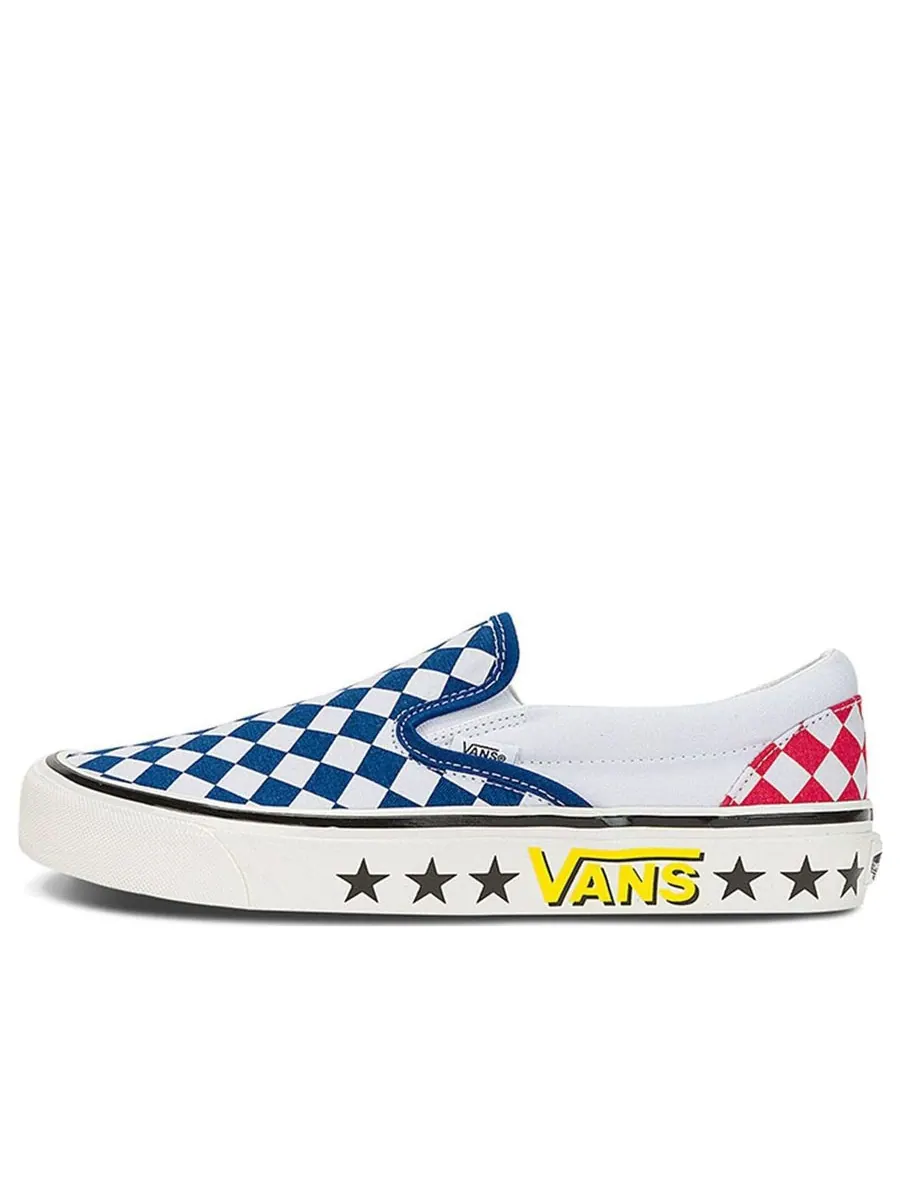 Кроссовки Vans Slip-On 98 DX 'White Red Blue' — изображение 1 из 4, белый
