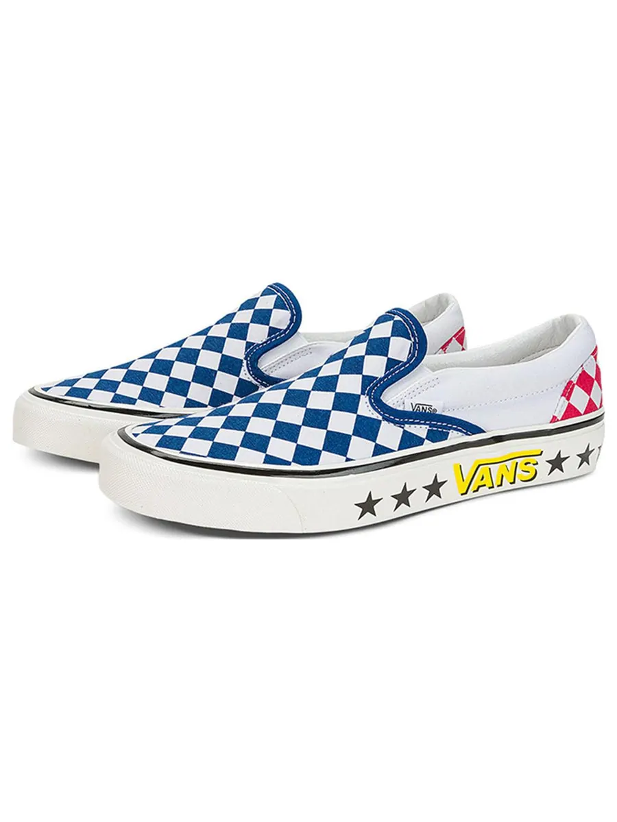 Кроссовки Vans Slip-On 98 DX 'White Red Blue' — изображение 2 из 4, белый