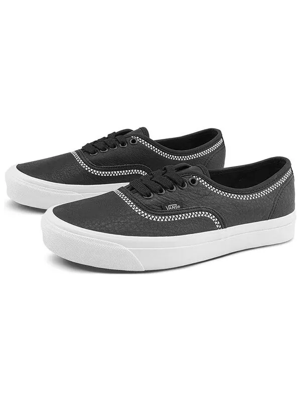 Кроссовки style 44 classic casual skateboarding shoes black Vans — изображение 3 из 4, черный/белый