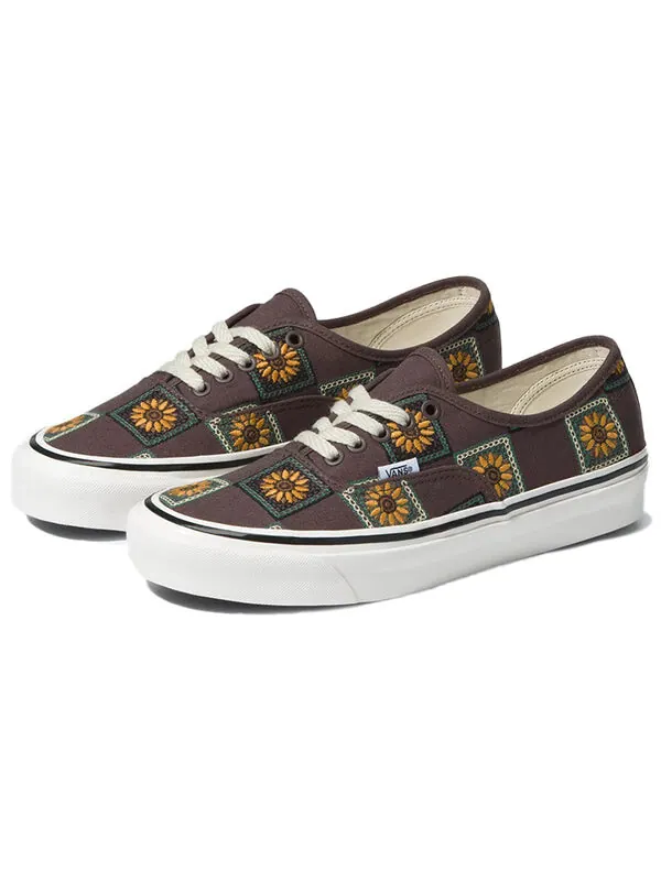 Кроссовки authentic 44 dx 'tapestry paisley' Vans — изображение 3 из 4, коричневый