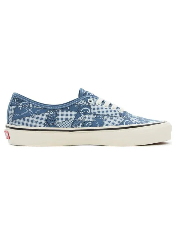 Кроссовки wp x authentic 44 dx 'paisley patchwork - racing red' Vans — изображение 2 из 4, белый/темно-синий