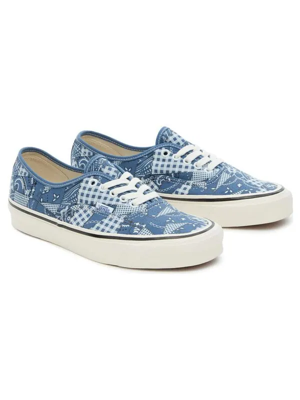 Кроссовки wp x authentic 44 dx 'paisley patchwork - racing red' Vans — изображение 3 из 4, белый/темно-синий