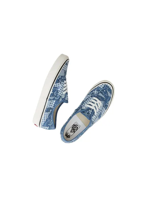 Кроссовки wp x authentic 44 dx 'paisley patchwork - racing red' Vans — изображение 4 из 4, белый/темно-синий