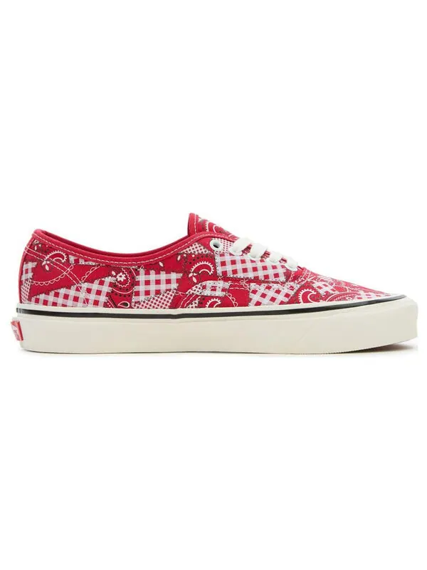 Кроссовки authentic 44 dx 'mix light blue' Vans — изображение 2 из 4, белый/красный