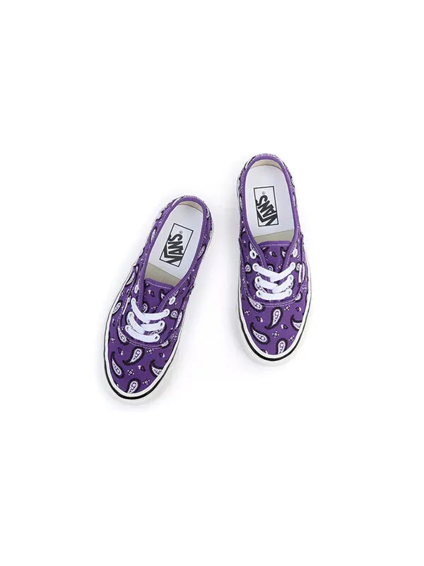 Кроссовки slip-on checkerboard classic 'blue' Vans — изображение 4 из 4, фиолетовый/белый