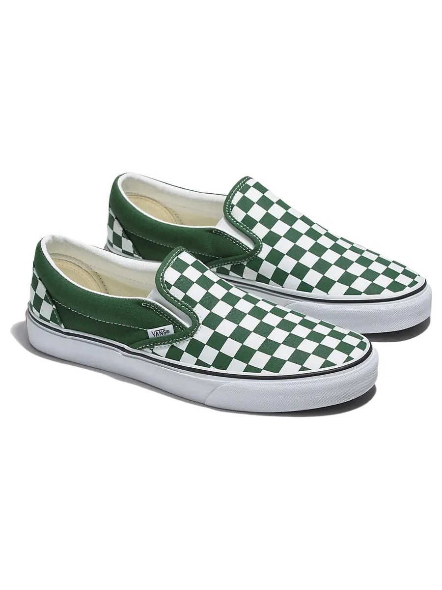 Кеды Vans Slip-On 'White Green' — изображение 3 из 4, белый