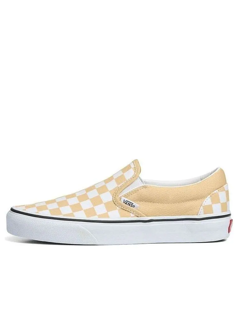 Кроссовки Vans Color Theory Slip-On Skate 'Tan White' — изображение 1 из 4, бежевый