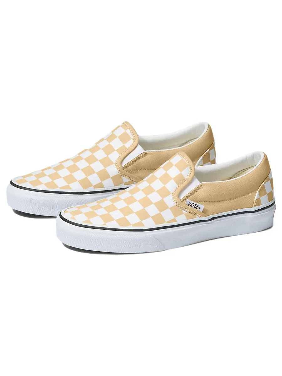 Кроссовки Vans Color Theory Slip-On Skate 'Tan White' — изображение 3 из 4, бежевый