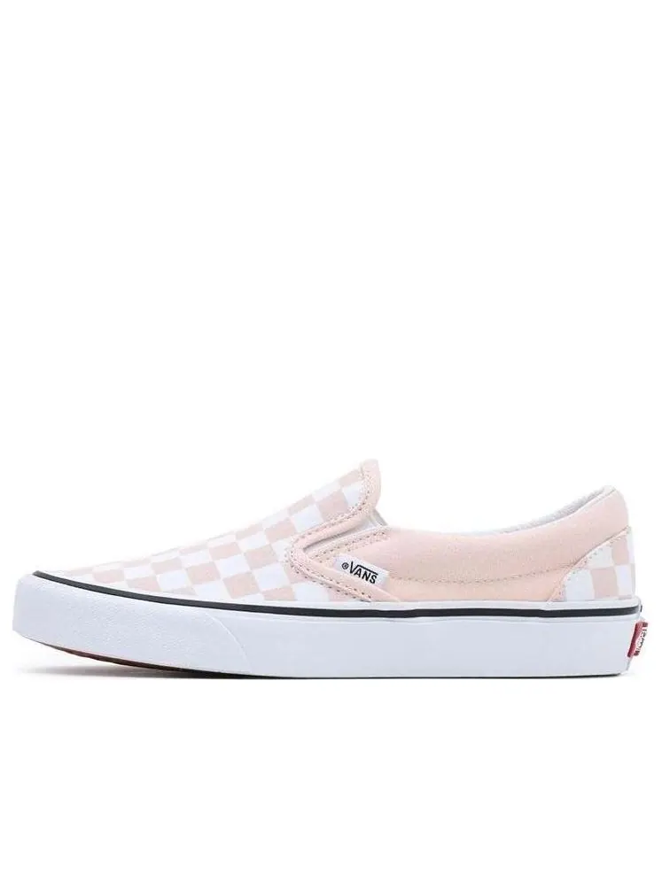 Кеды Vans Slip-On 'Pink White' — изображение 1 из 4, белый