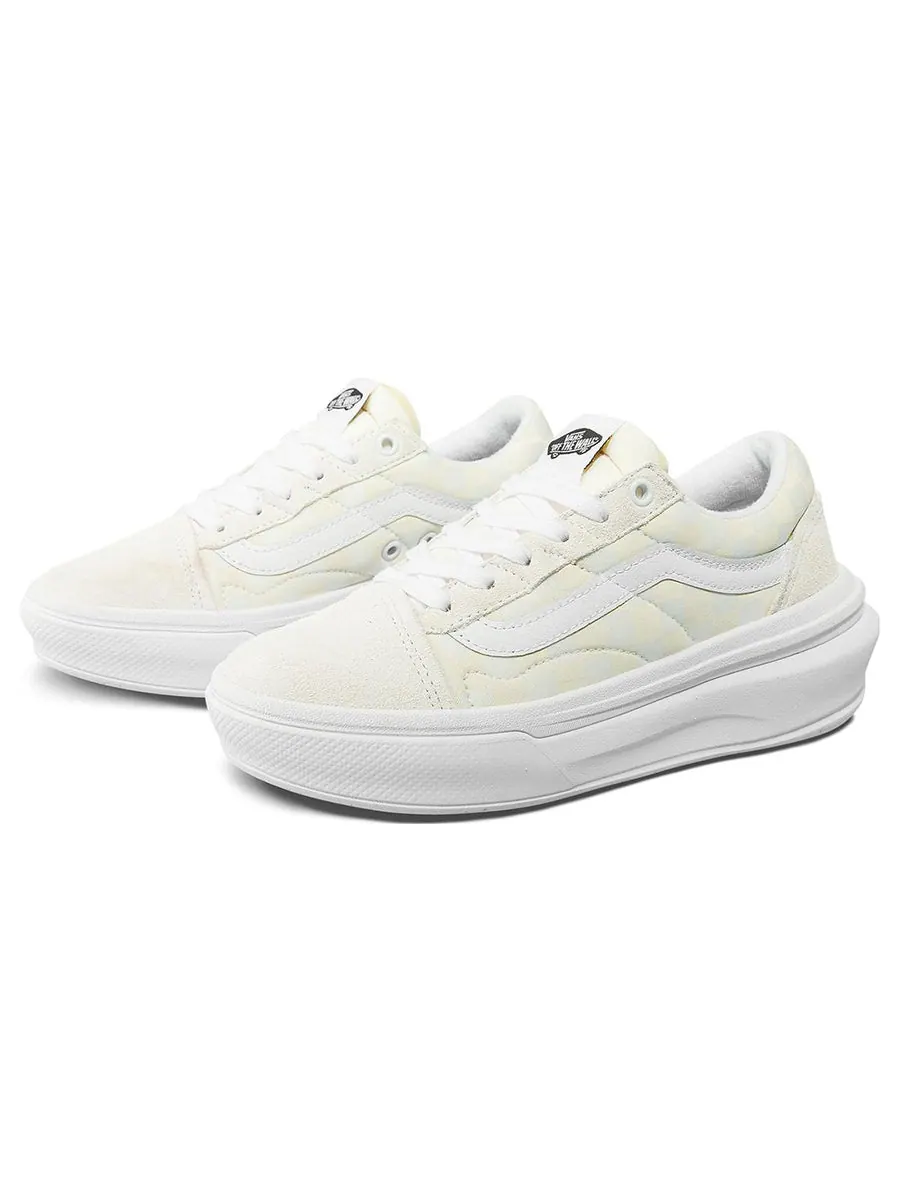 Кеды Vans Checkerboard Old Skool Overt CC Shoes 'White' — изображение 2 из 4, белый