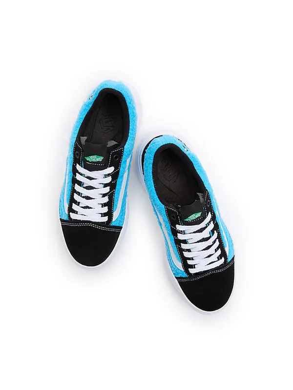 Кроссовки old skool cozy hug 'golden brown' Vans — изображение 3 из 4, синий/черный