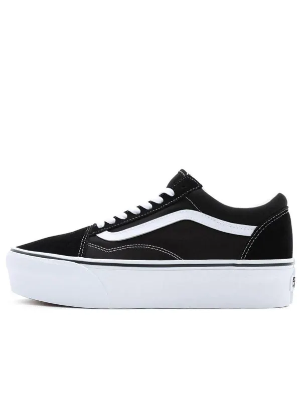 Кроссовки old skool stackform 'brown white' Vans — изображение 1 из 4, черный/белый