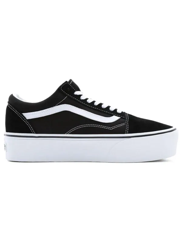 Кроссовки old skool stackform 'brown white' Vans — изображение 2 из 4, черный/белый