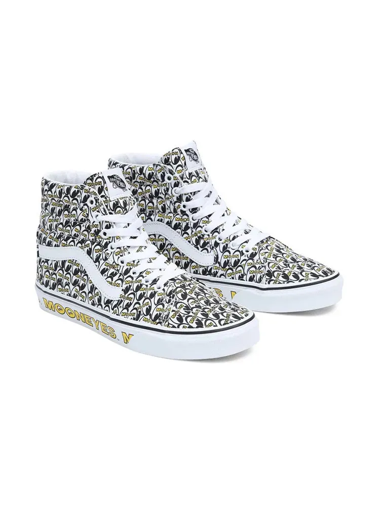 Кеды Vans Mooneyes x SK8-HI 'True White Yellow' — изображение 3 из 5, белый