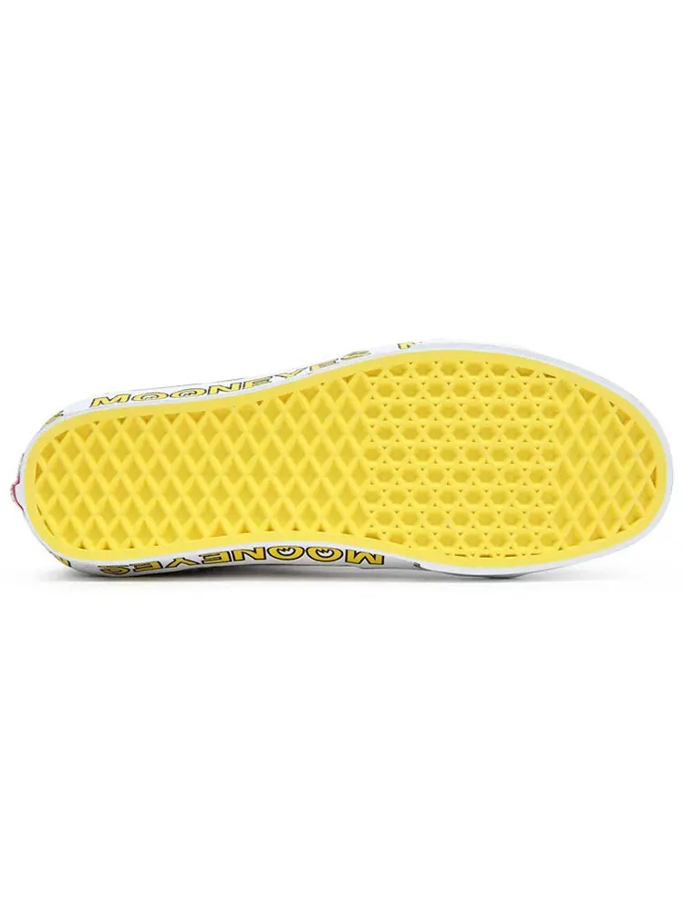 Кеды Vans Mooneyes x SK8-HI 'True White Yellow' — изображение 5 из 5, белый