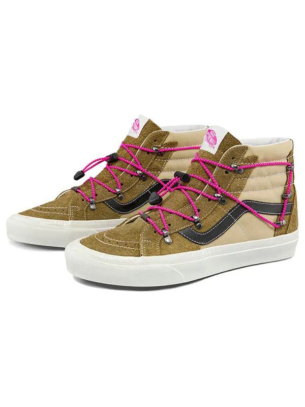 Кроссовки hua tunan sk8-hi echo dx 'year of the tiger - black' Vans — изображение 2 из 4, коричневый