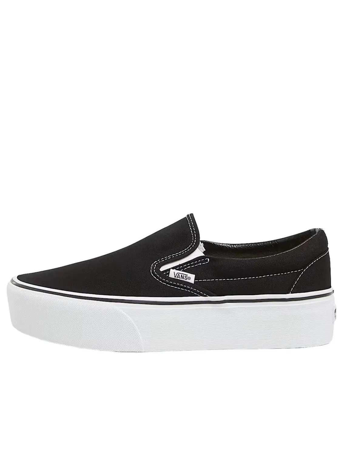 Vans Classic Slip-On Stackform 'Black White' — изображение 1 из 4, черный/белый