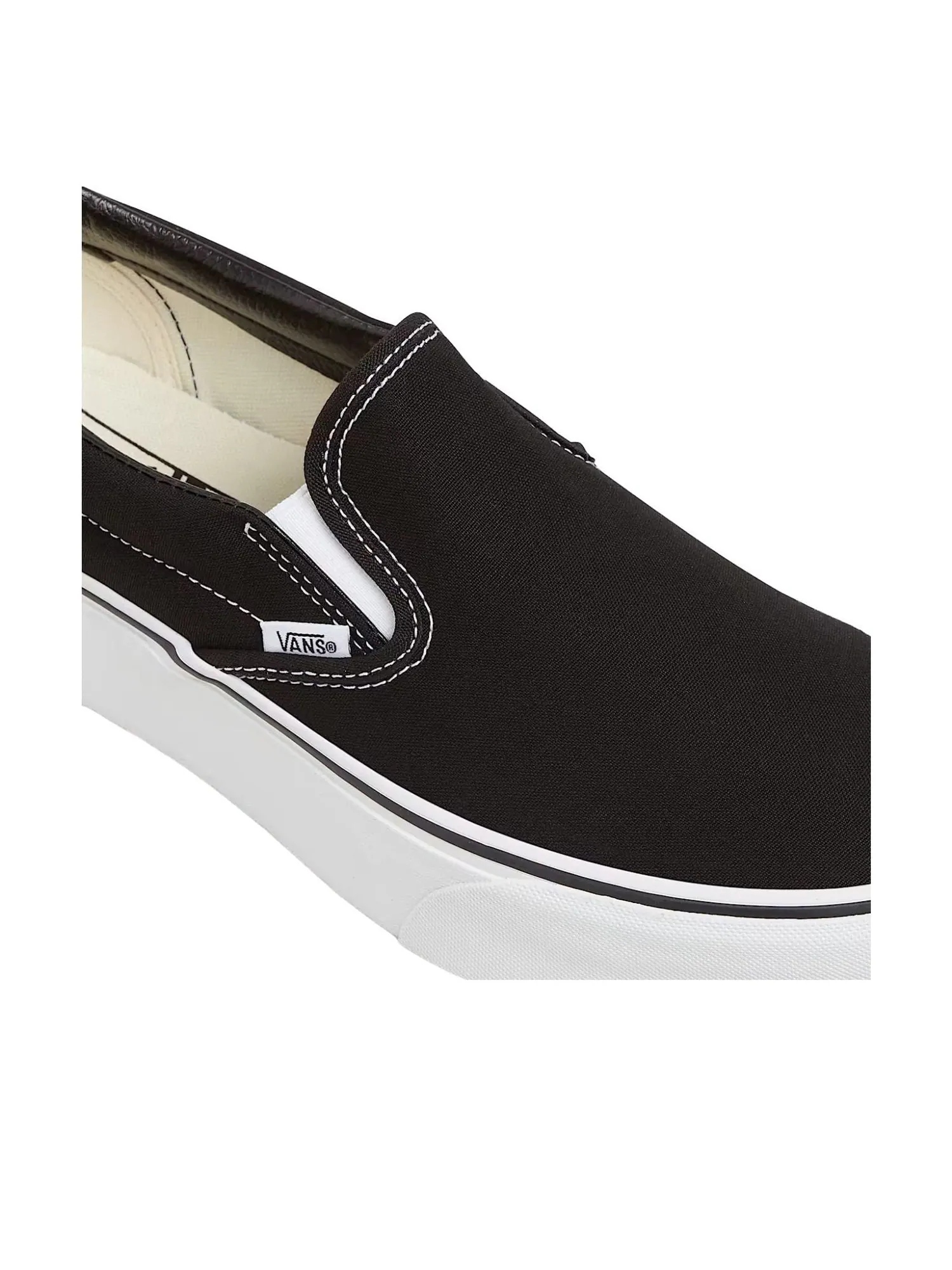 Vans Classic Slip-On Stackform 'Black White' — изображение 4 из 4, черный/белый