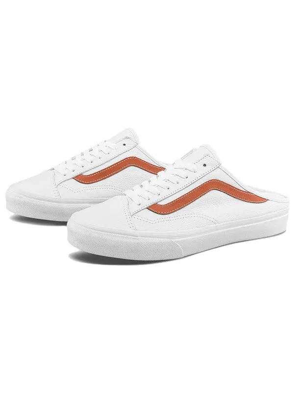 Кроссовки style 36 mule 'white green milieu' Vans — изображение 2 из 4, белый/оранжевый