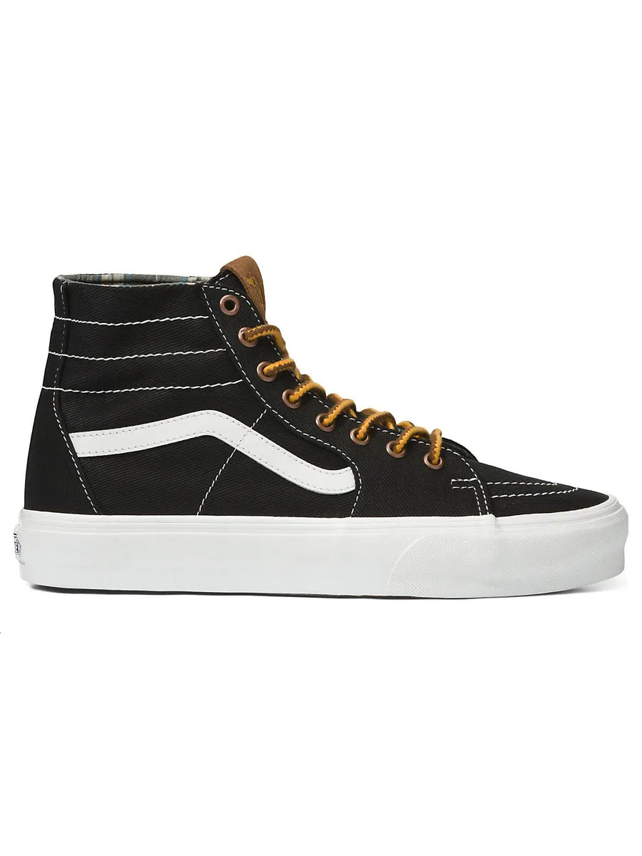 Кеды Vans SK8-HI Ca Throwback 'Black Yellow' — изображение 2 из 5, черный