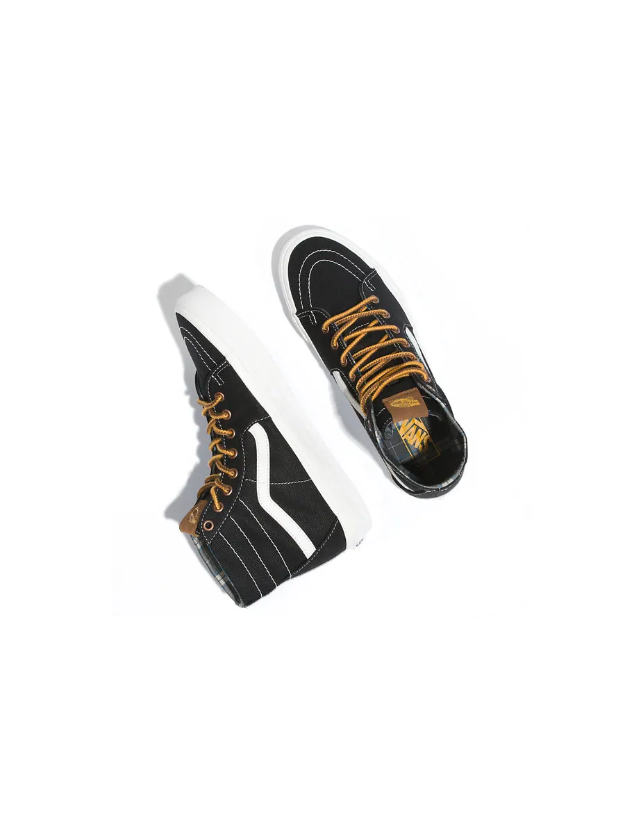 Кеды Vans SK8-HI Ca Throwback 'Black Yellow' — изображение 4 из 5, черный