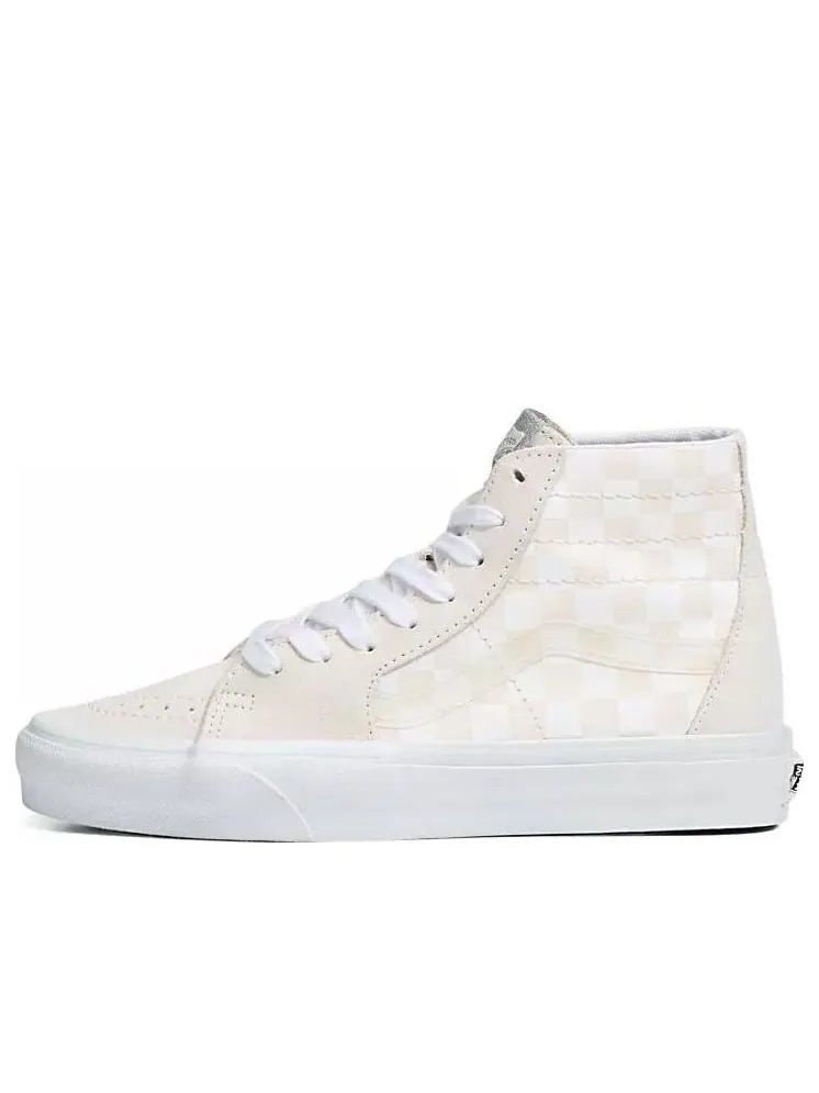 Кеды Vans Crystal Sidestripe Sk8-Hi Tapered Shoe 'White Checkerboard' — изображение 1 из 5, белый