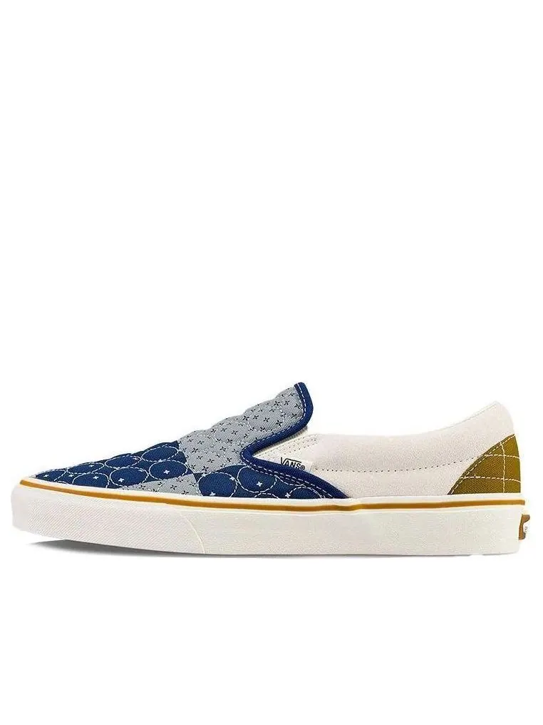 Кеды Vans Classic Slip-On 'Quilted Bandana' — изображение 1 из 5, синий